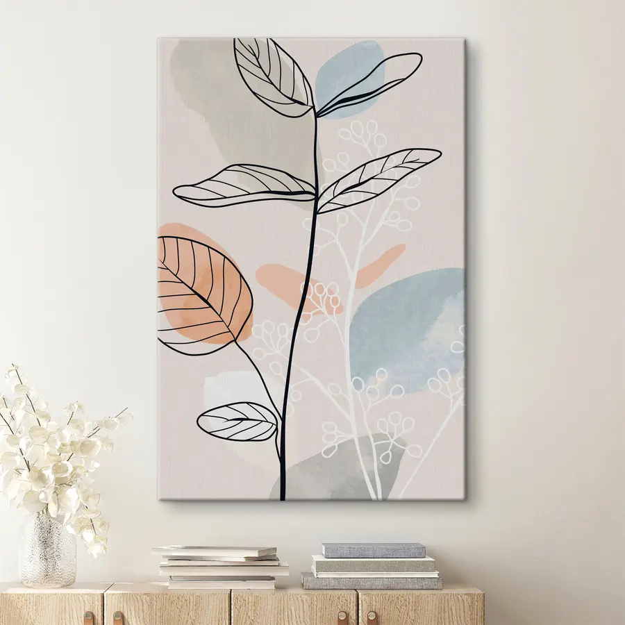 carta da parati Elegante line art del verde nr. s37052