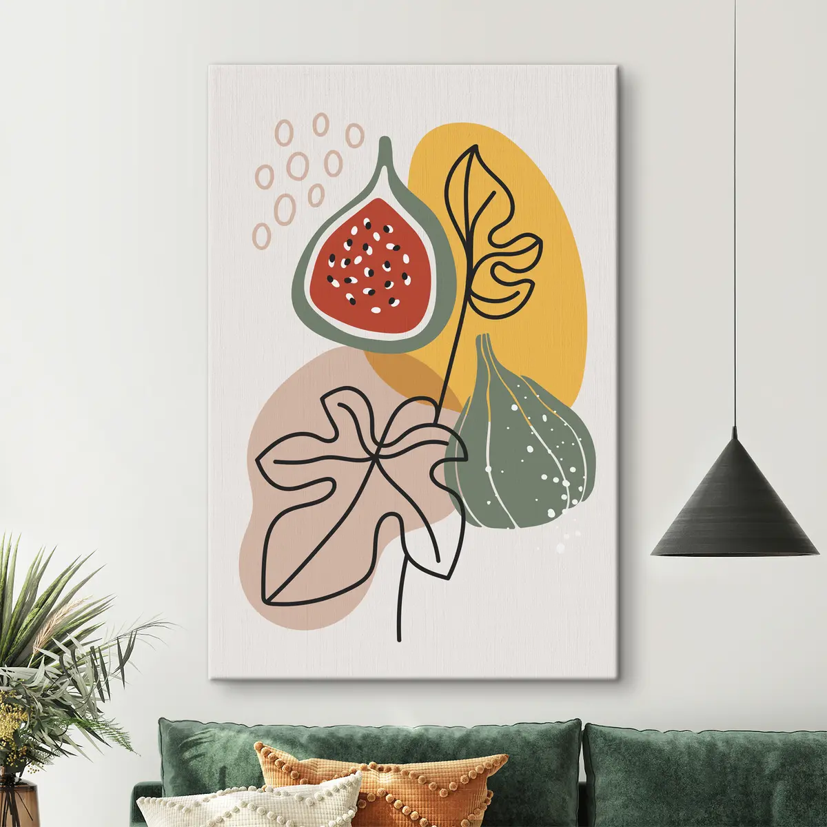 carta da parati Composizione floreale astratta e colorata nr. s37058