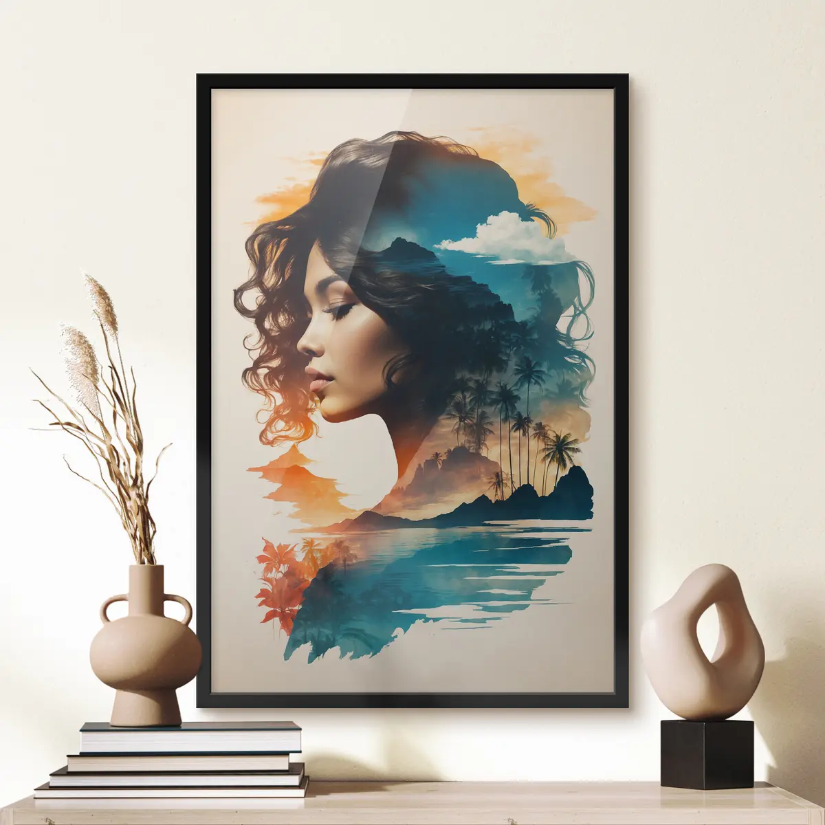 Poster La bellezza della natura in un ritratto f37118