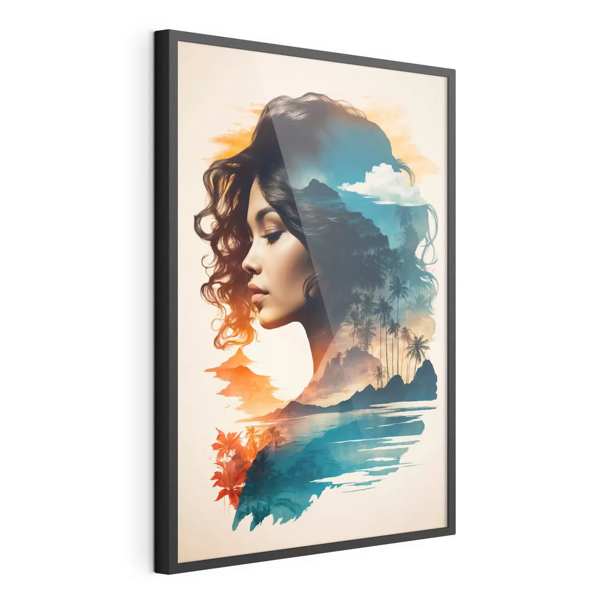 Poster La bellezza della natura in un ritratto f37118
