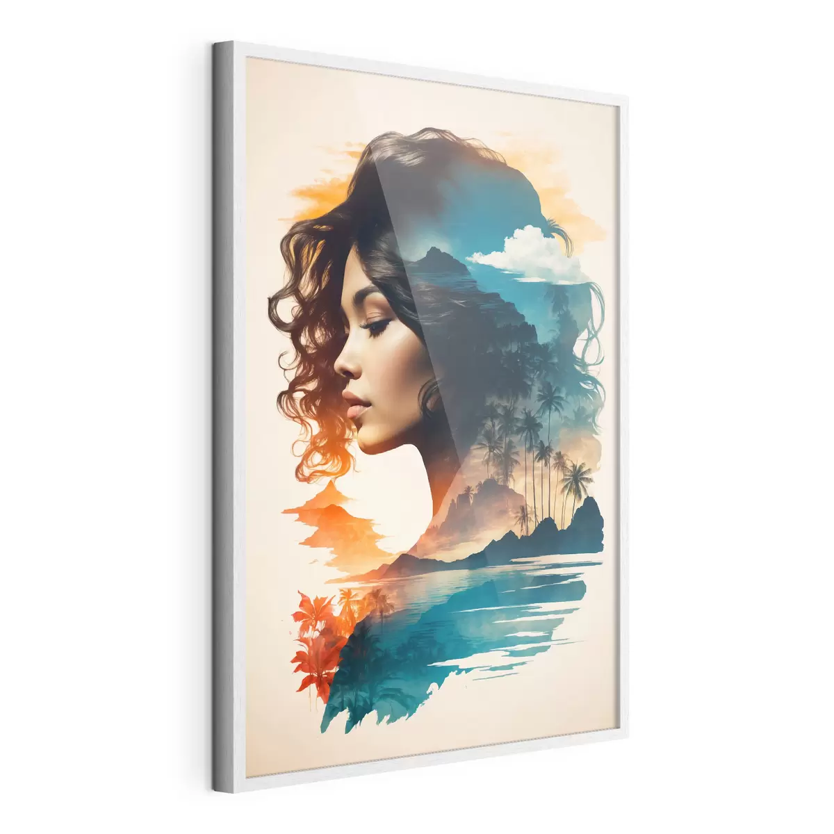 Poster La bellezza della natura in un ritratto f37118