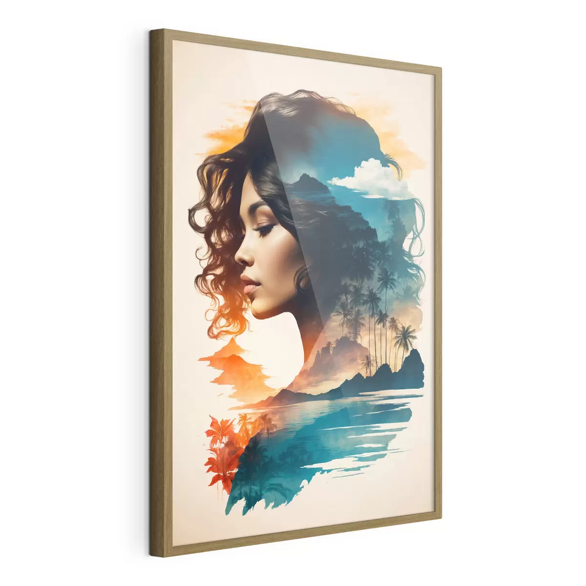 Poster La bellezza della natura in un ritratto f37118