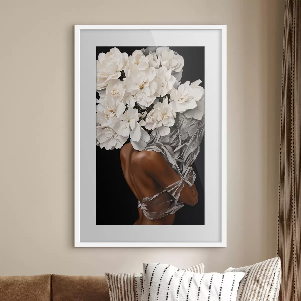 Poster Dietro i fiori f37163