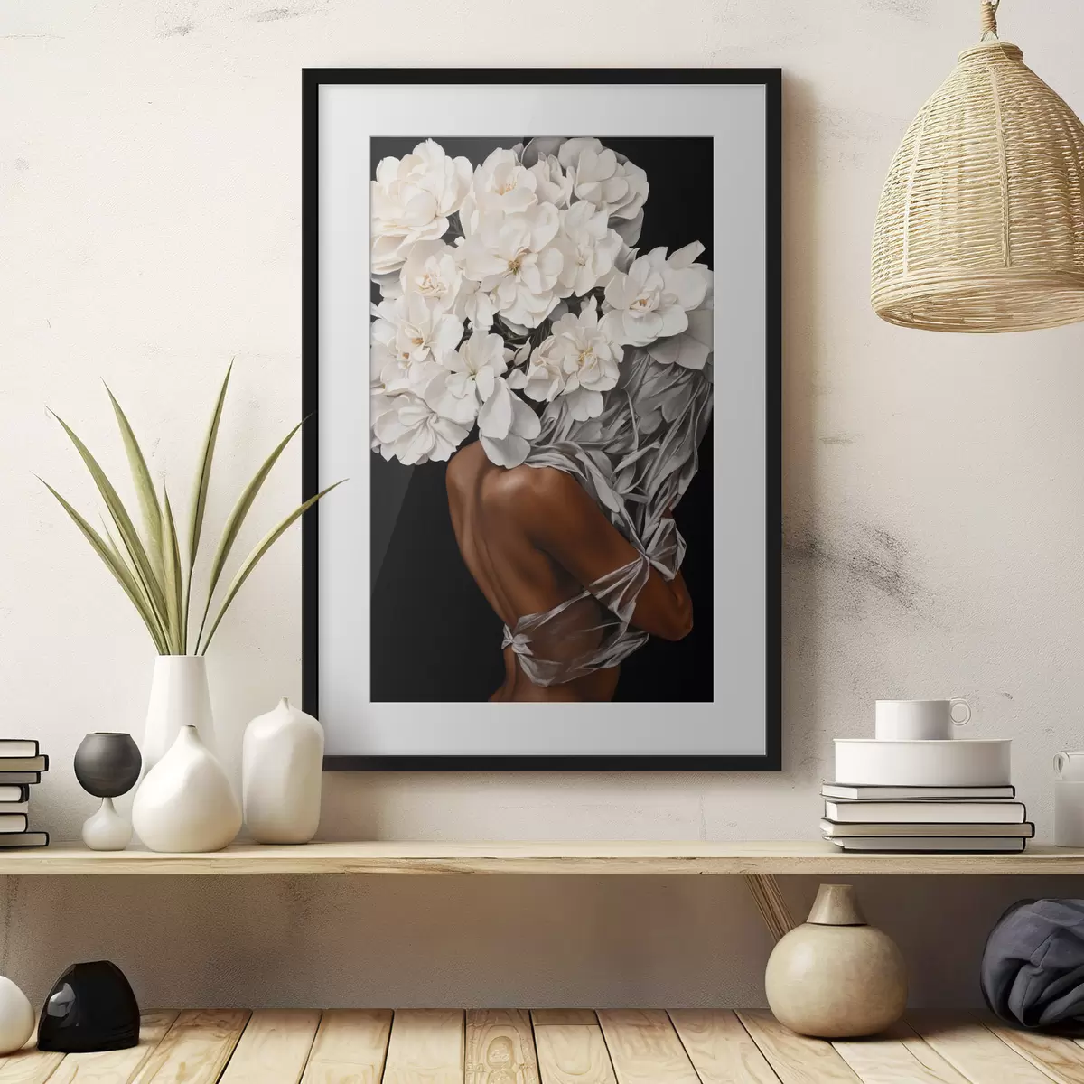 Poster Dietro i fiori f37163