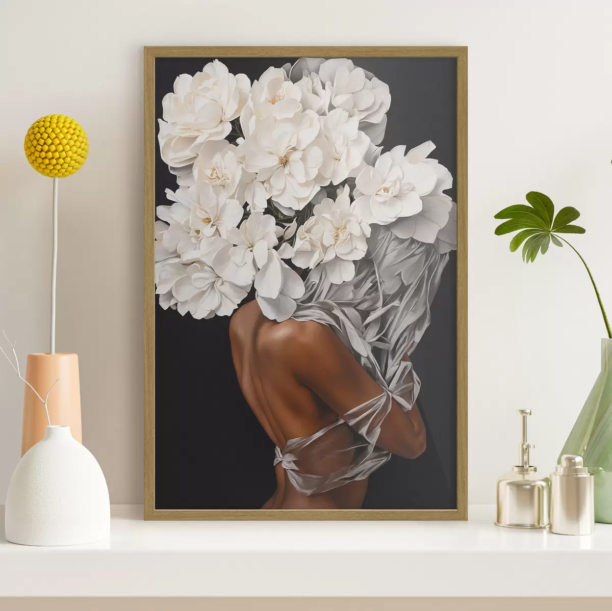 Poster Dietro i fiori f37163