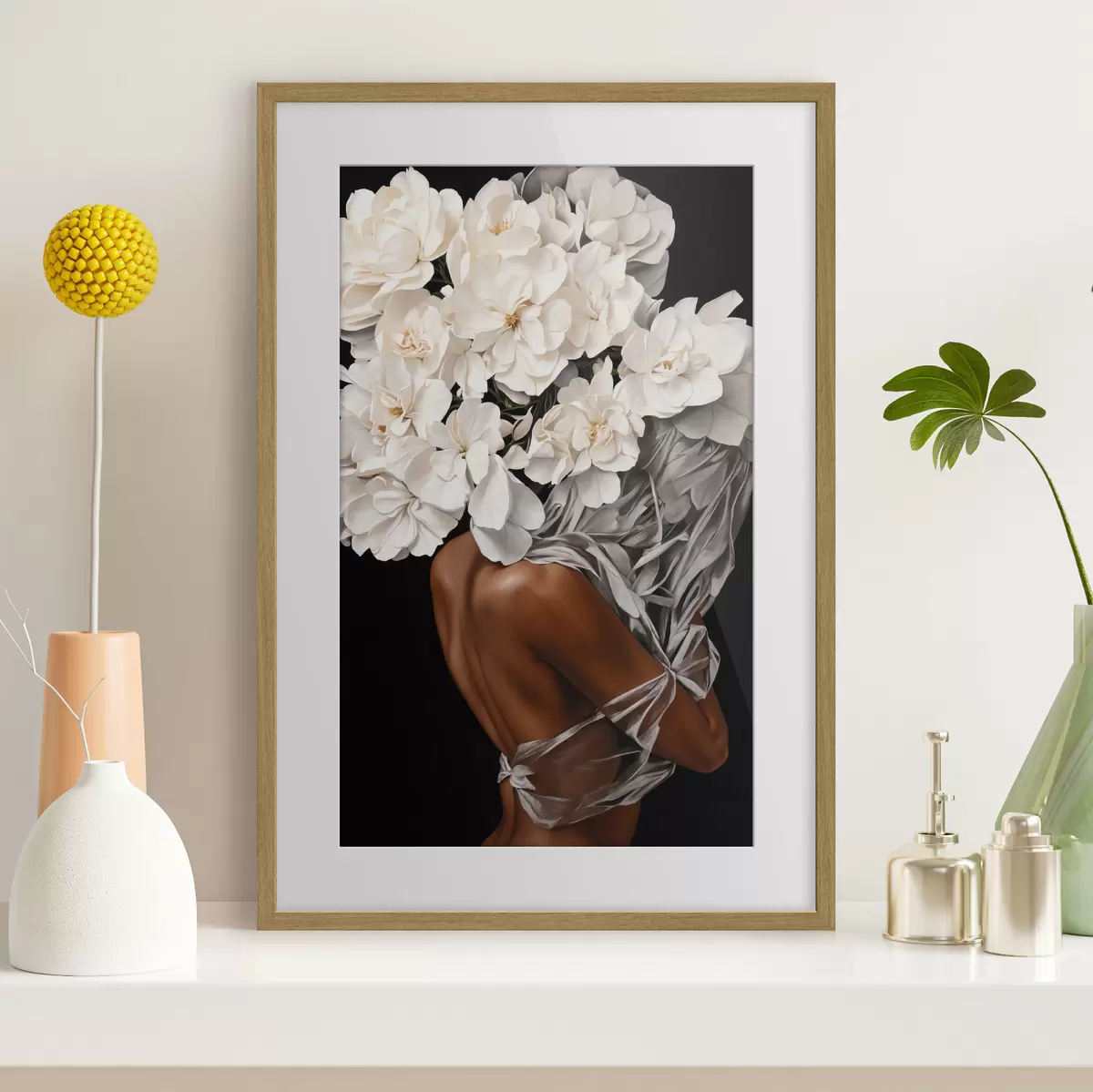 Poster Dietro i fiori f37163