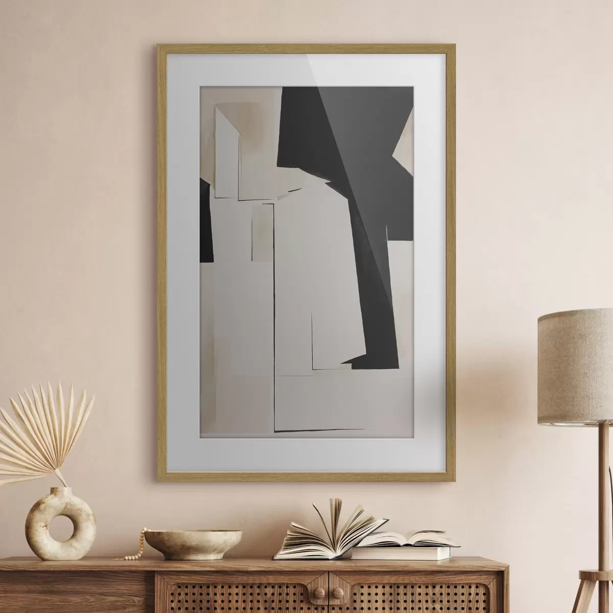 Poster Forme astratte in toni tenui f37169
