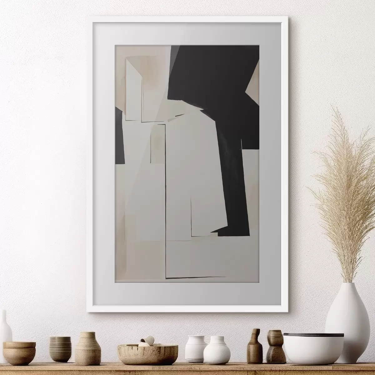 Poster Forme astratte in toni tenui f37169
