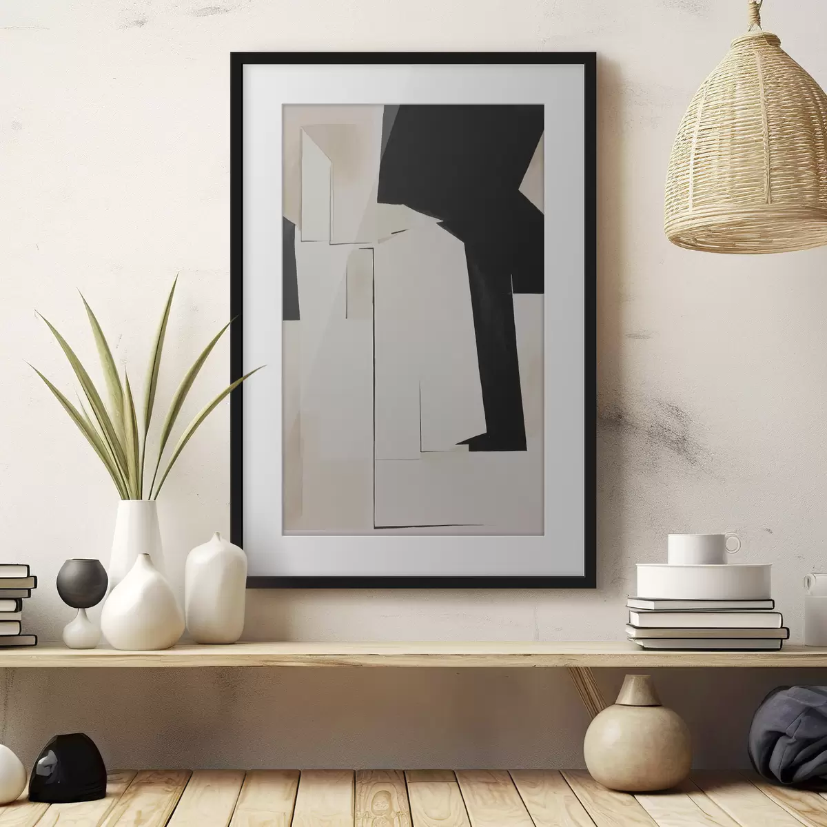 Poster Forme astratte in toni tenui f37169