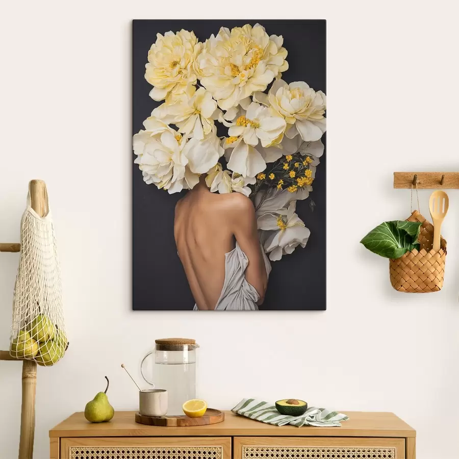 carta da parati Bellezza floreale che abbraccia momenti sereni nr. s37162