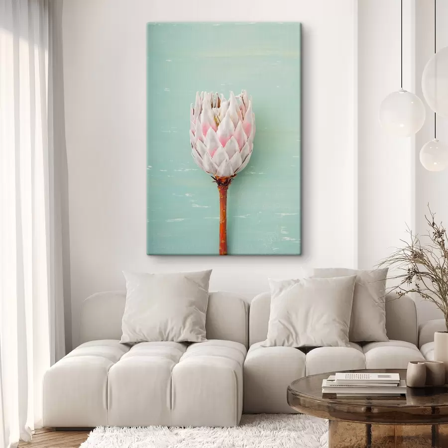 carta da parati Un fiore unico su uno sfondo morbido nr. s36695