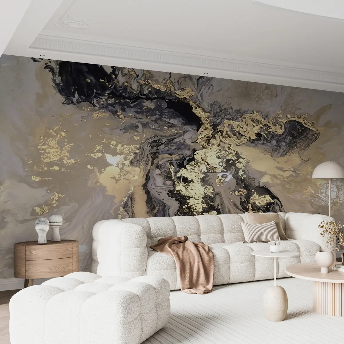 carta da parati Marmo nero nr. u16941d2