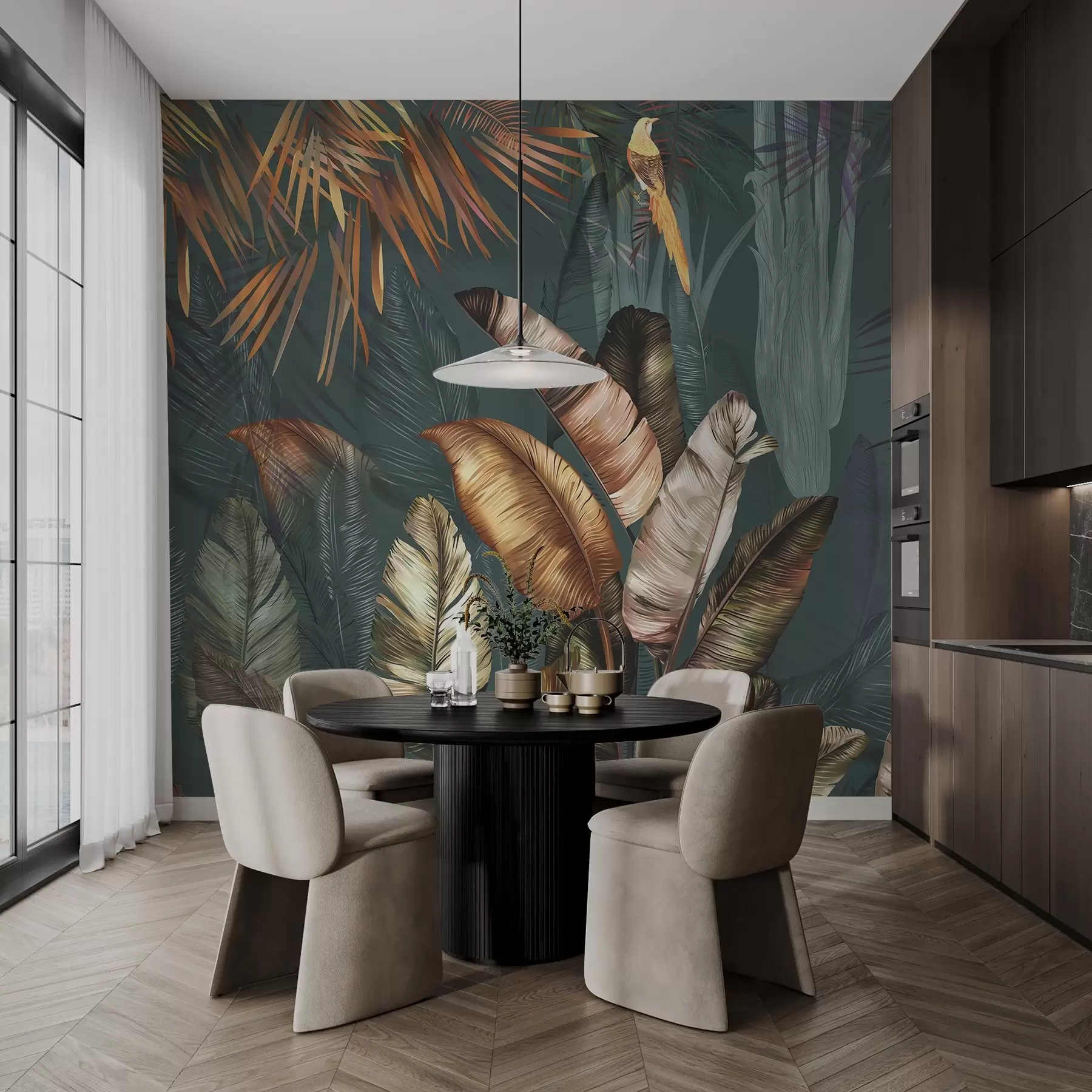 Carta da parati nature Foglie 