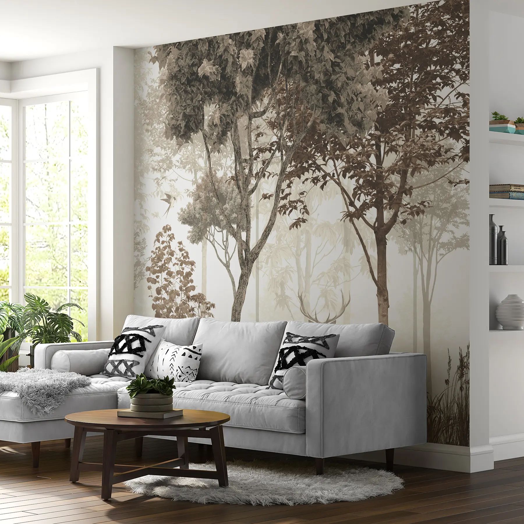 Carta da parati Tropici della Foresta Foresta magica n. u72134d1