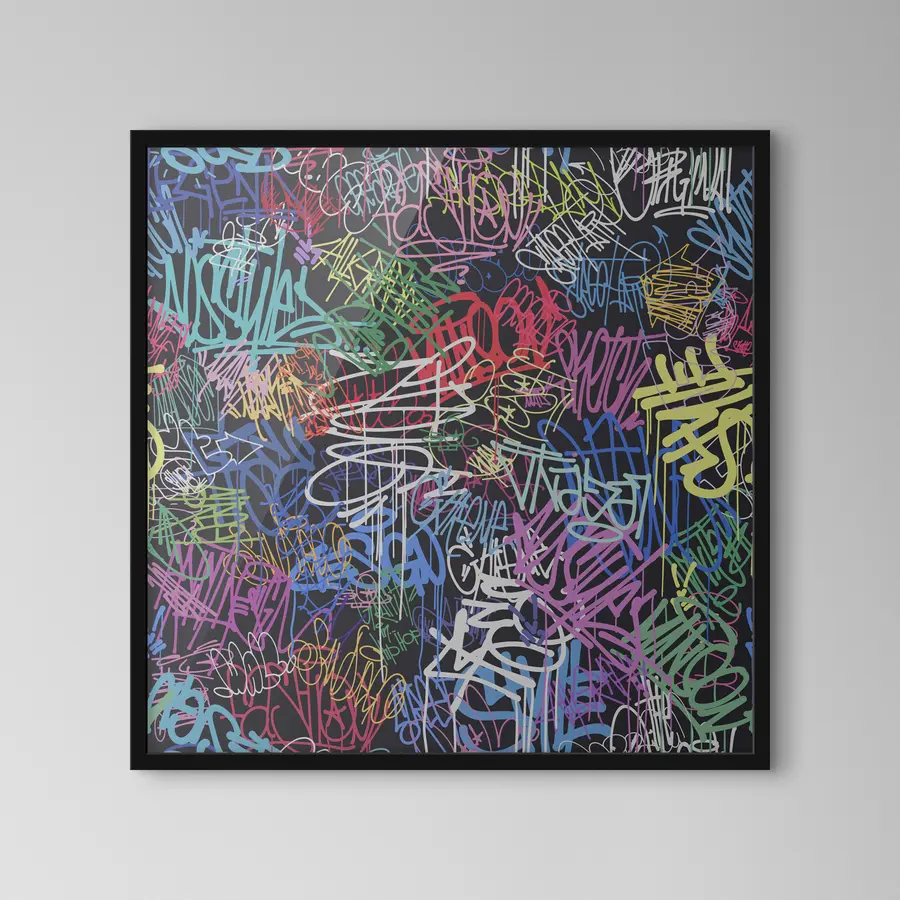 carta da parati Vibrante esposizione di espressioni artistiche nr. f37150