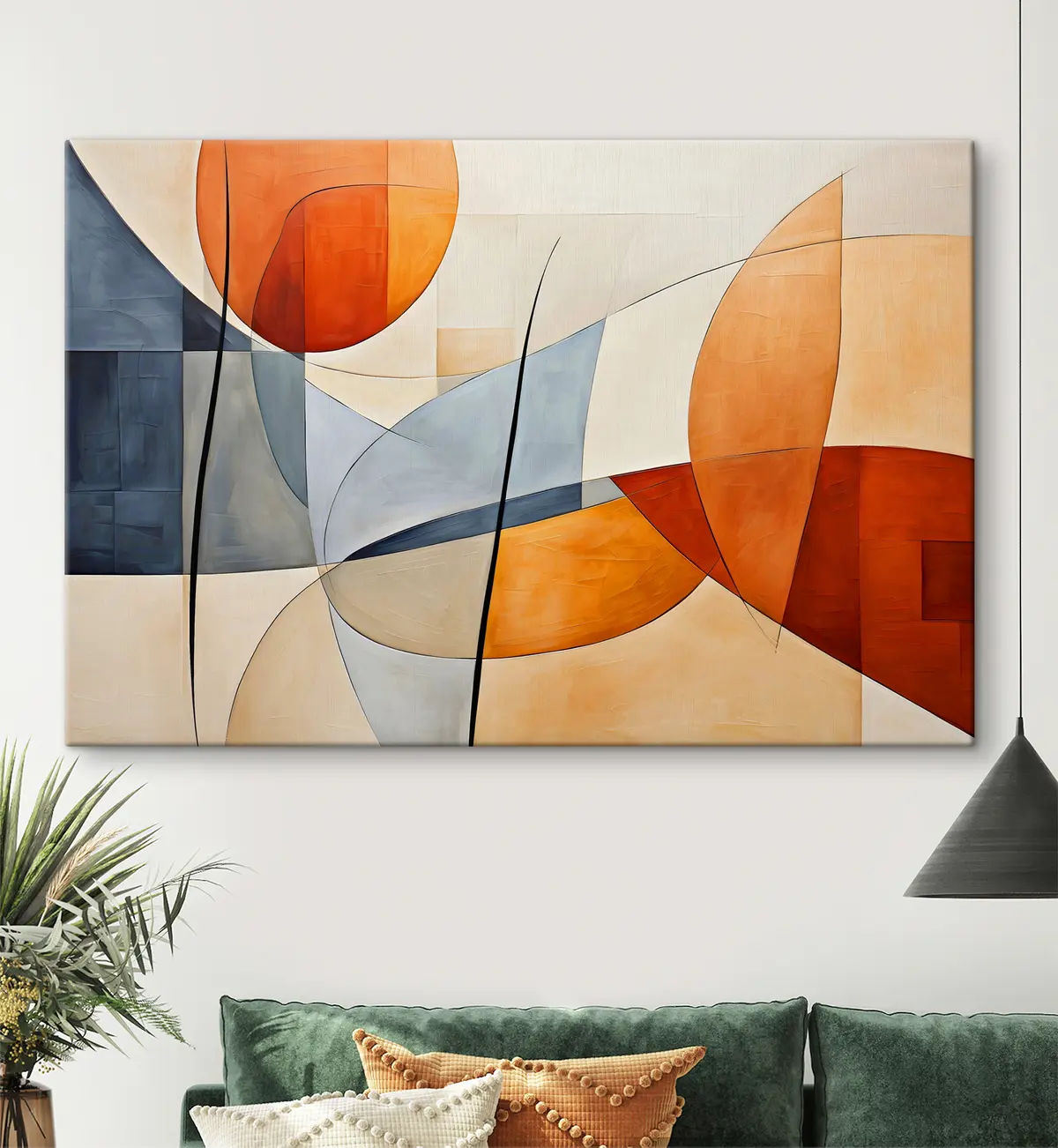 carta da parati Vibranti forme astratte in armonia nr. s37285