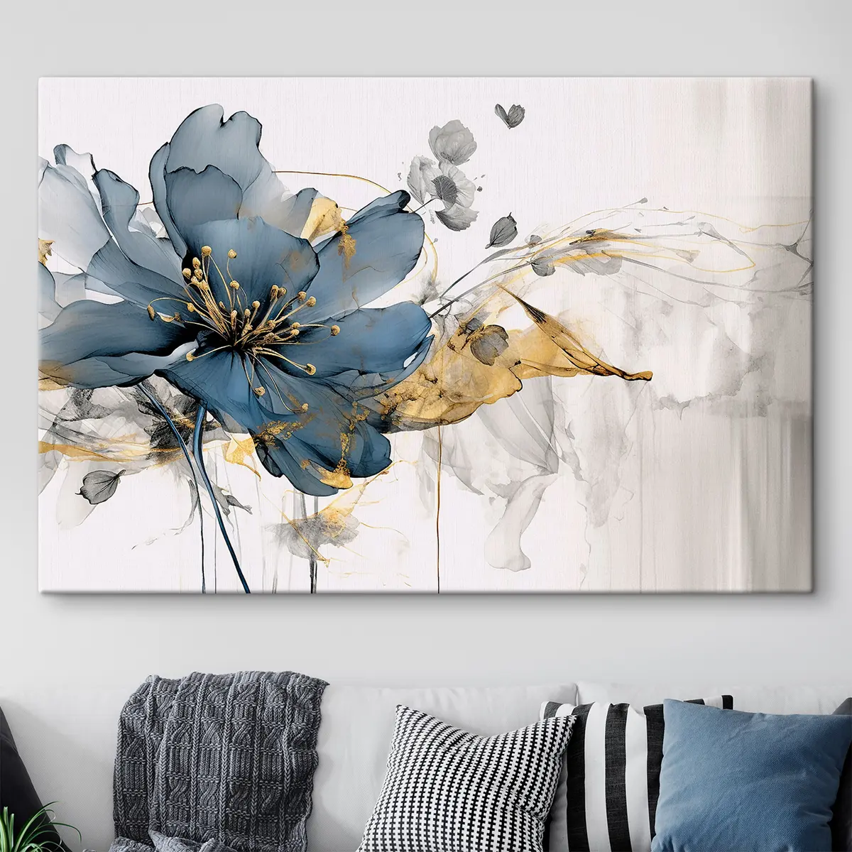 carta da parati Elegante arte floreale in tonalità tenui nr. s35527