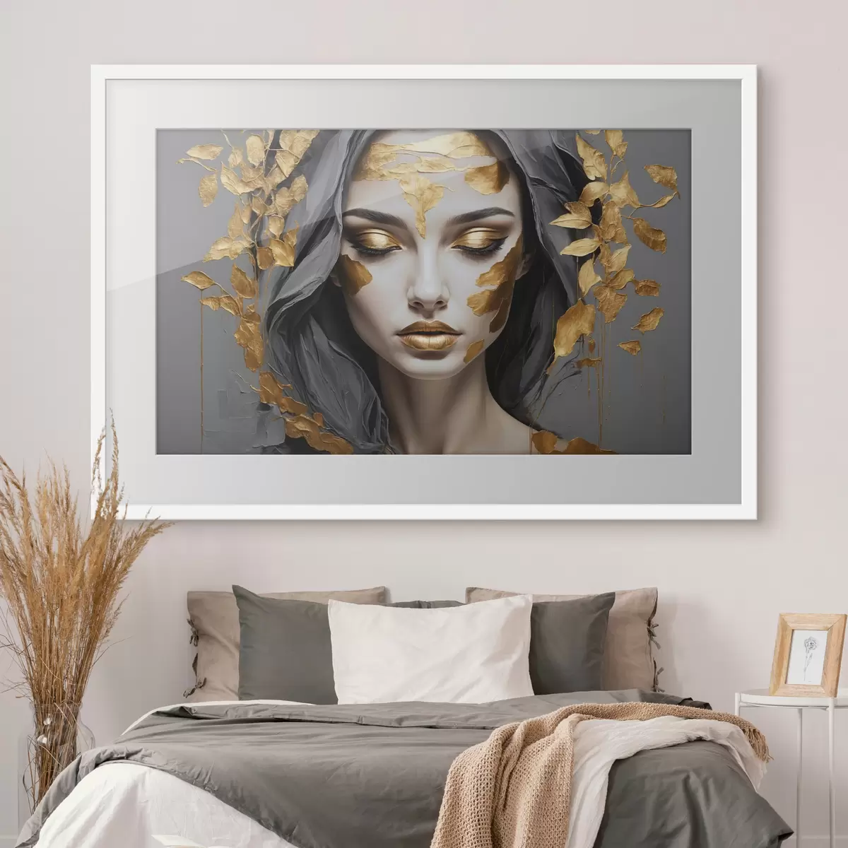 Poster Sguardo interiore dorato f37326
