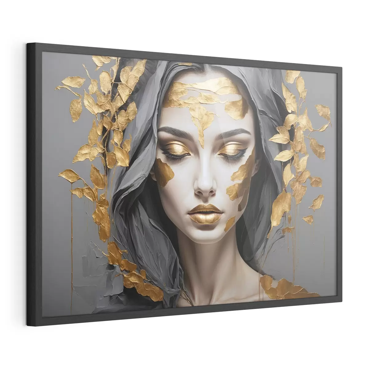 Poster Sguardo interiore dorato f37326