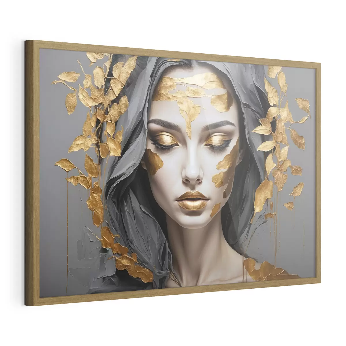 Poster Sguardo interiore dorato f37326