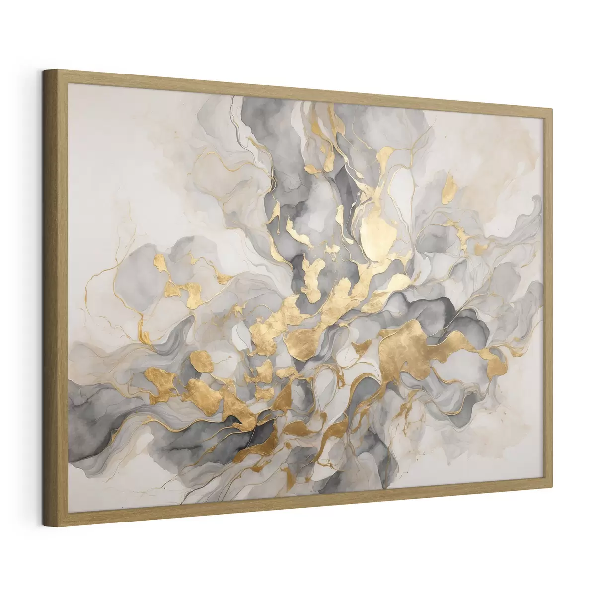 Poster Astrattismo in acquerelli blu f37331