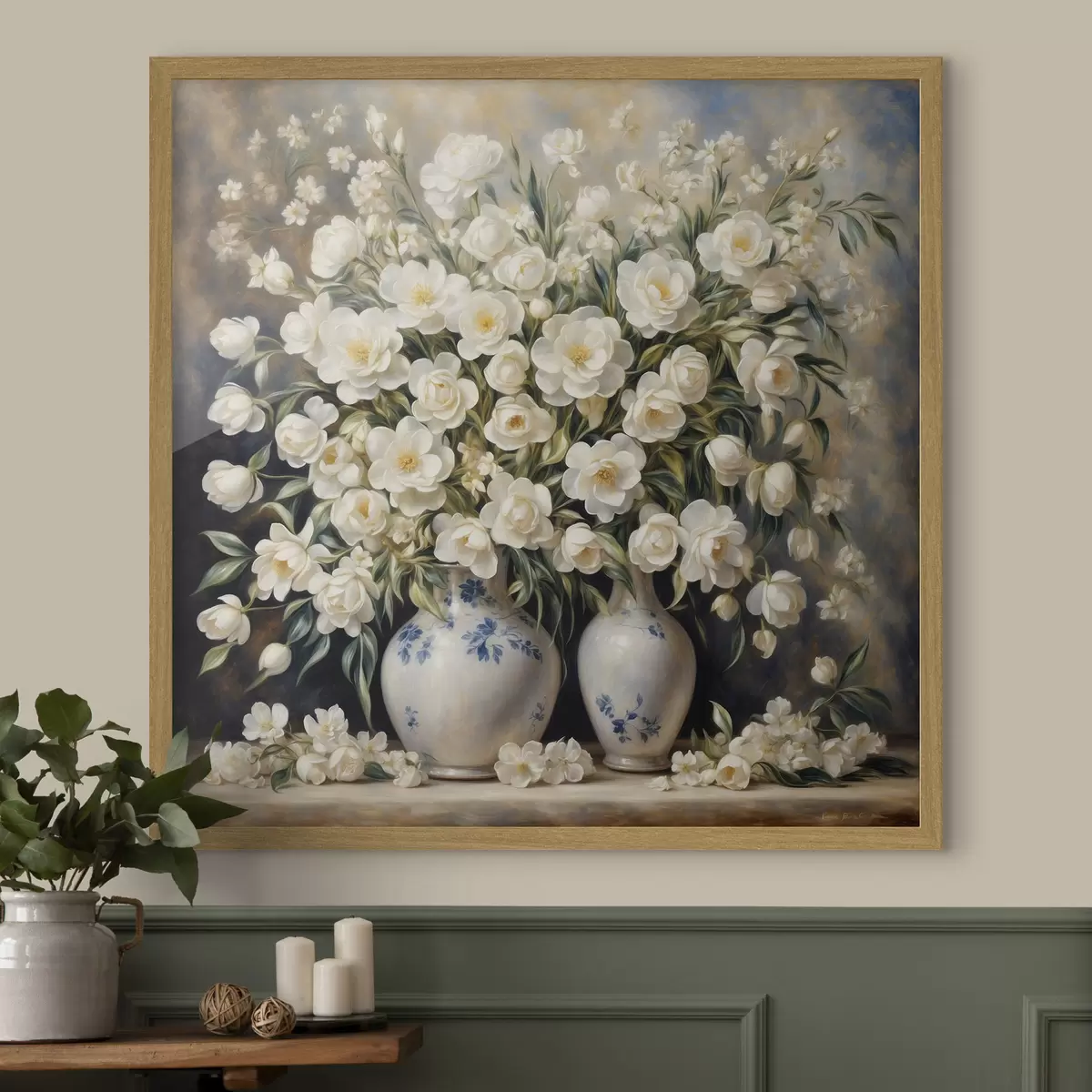 Poster Fiori eleganti in vasi affascinanti f37440