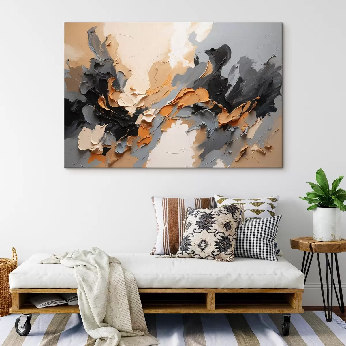 carta da parati Vortici dinamici di tonalità della terra nr. s37328