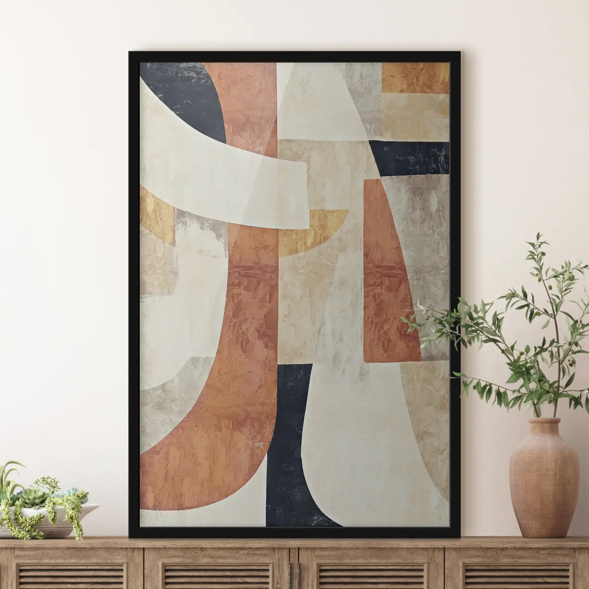 Poster Forme astratte in toni caldi f37284