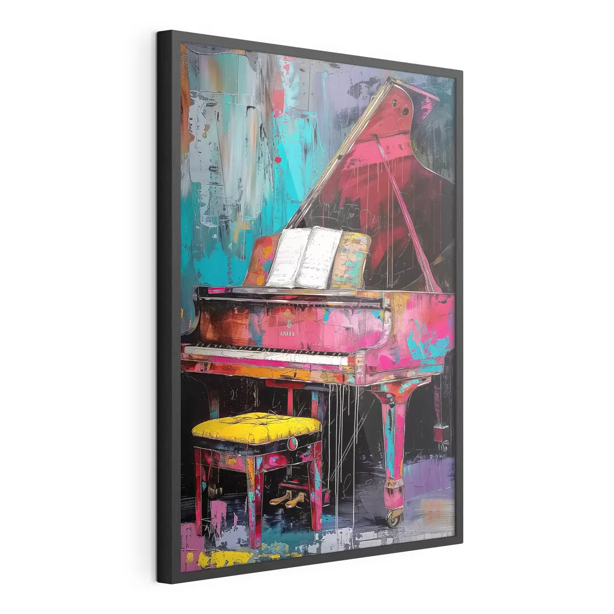 Poster Il pianoforte cremisi f37458