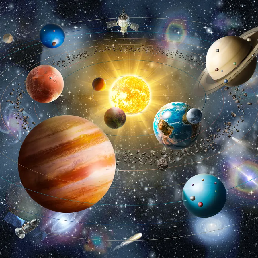 carta da parati Spazio affascinante, sistema solare nr. u97222d1